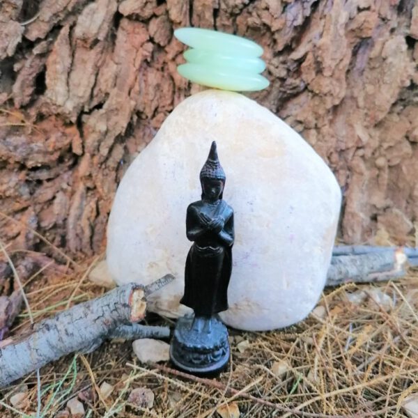 פסל בודהה עץ - קטן